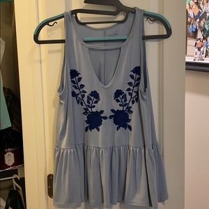 Alya boutique blue top